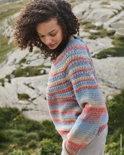 Artikelbild des Artikels “Pullover Mit Noppenmuster aus Gomitolo Gala “