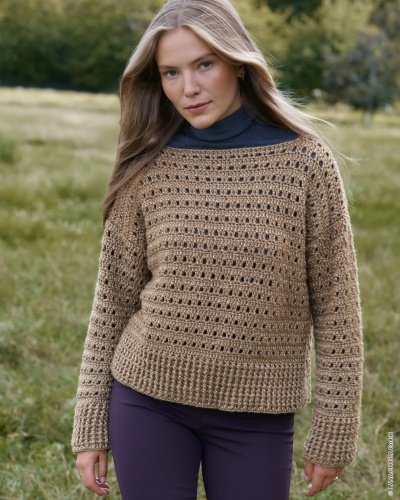 Artikelbild des Artikels “Kastenpullover aus Lucida “