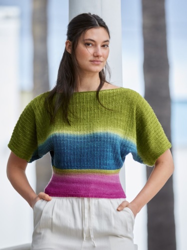 Artikelbild des Artikels “Pullover aus Cool Wool Lace Hand-Dyed “