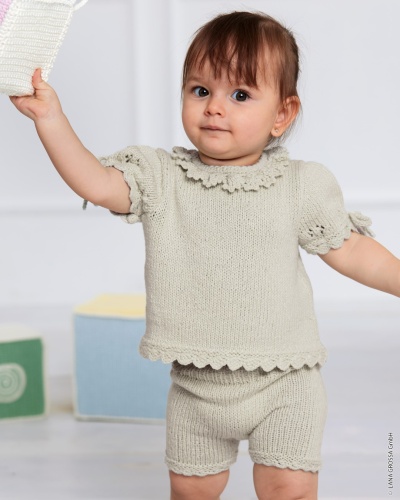 Artikelbild des Artikels “Hose Mit Häkelborte aus Alta Moda Cotolana “