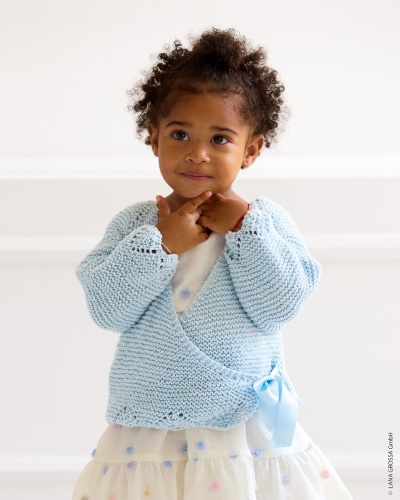 Artikelbild des Artikels “Wickeljacke aus Soft Cotton “