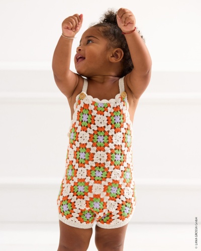 Artikelbild des Artikels “Granny-Square Overall aus Cool Wool Baby “