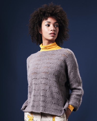 Artikelbild des Artikels “Pullover (III) aus Lamana Bergamo 40 - Altrosa | L, XL (375g)“