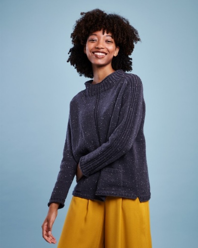 Artikelbild des Artikels “Pullover mit Taschen aus Como Tweed “