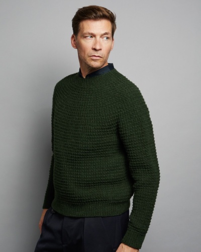 Artikelbild des Artikels “Pullover Lasse aus Lamana Bergamo 24 - Petrol | L (525g)“