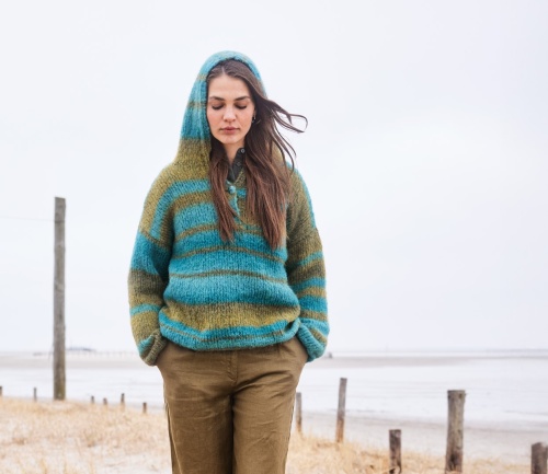 Artikelbild des Artikels “Hoodie Mit Knopfleiste aus Gigante “