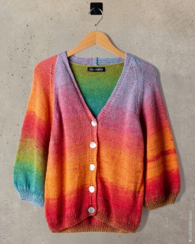 Artikelbild des Artikels “Raglanjacke Mit Hebe-Rippenmuster aus Cotonella “