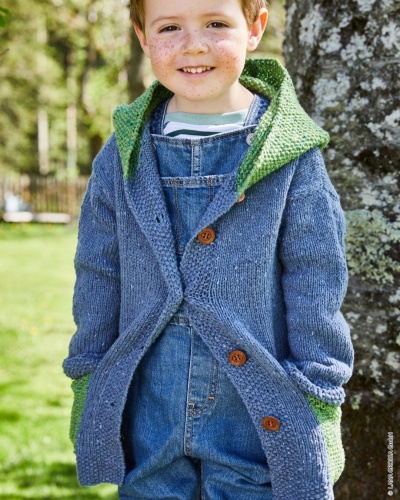 Artikelbild des Artikels “Kinderjacke Mit Kapuze aus Landlust-Soft-Tweed 180 “