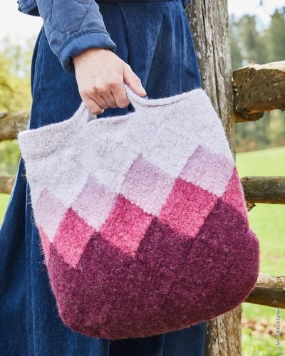 Artikelbild des Artikels “Gefilzte Tasche aus Landlust-Die Filzwolle “