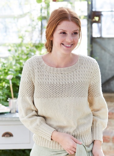 Artikelbild des Artikels “Mustermix-Pullover aus LandLust Sommerseide “