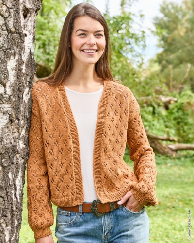 Artikelbild des Artikels “Ajourjacke aus Landlust-Baumwolle “