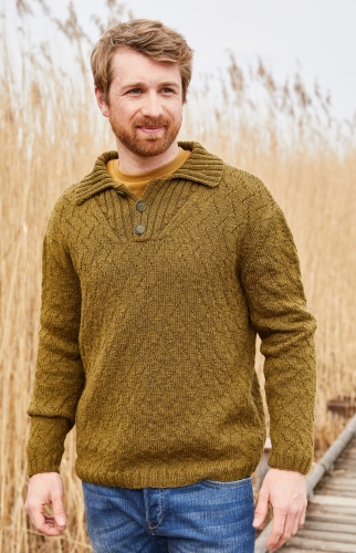 Artikelbild des Artikels “Herrenpullover aus LandLust Alpaka Merino 160 “