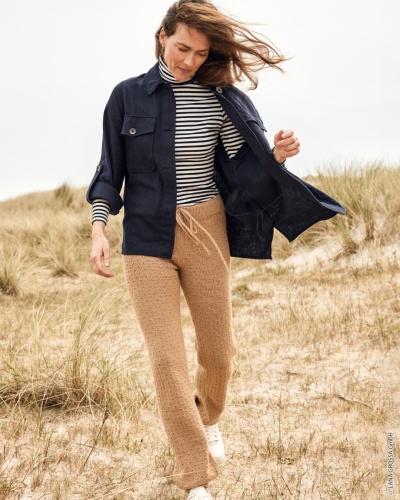 Artikelbild des Artikels “Lounge Pants Mit Strickkordel aus Cool Wool “
