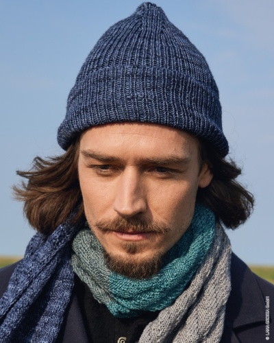 Artikelbild des Artikels “Rippenmütze Mit Umschlag aus Cool Wool Vintage “