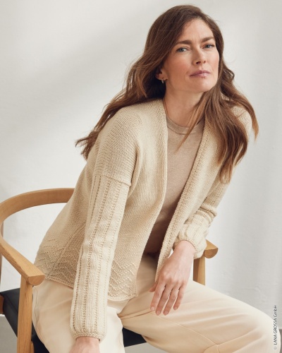 Artikelbild des Artikels “Cardigan Mit Zackenmuster aus Cool Wool Big “