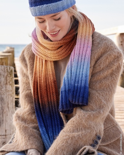 Artikelbild des Artikels “Schal Mit Falschem Patentmuster aus Cool Wool Big Color “