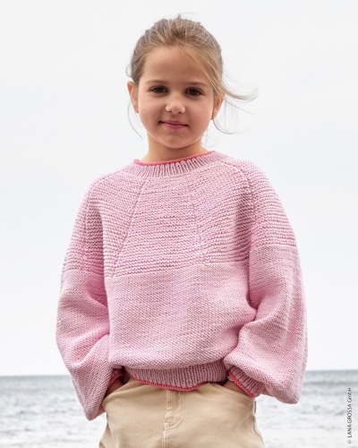 Artikelbild des Artikels “Top Down Kinderpullover aus  Cool Wool Big “