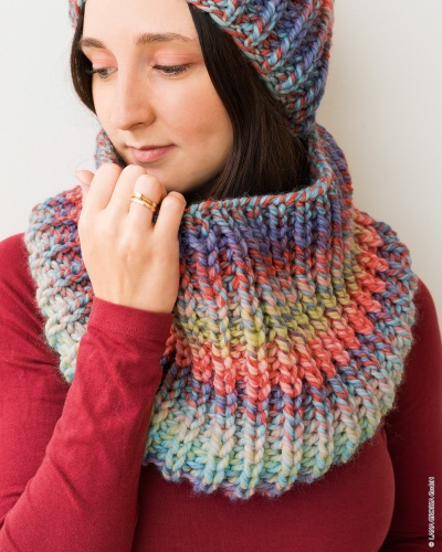 Artikelbild des Artikels “Loop Im Halbpatent aus Merino Twister “