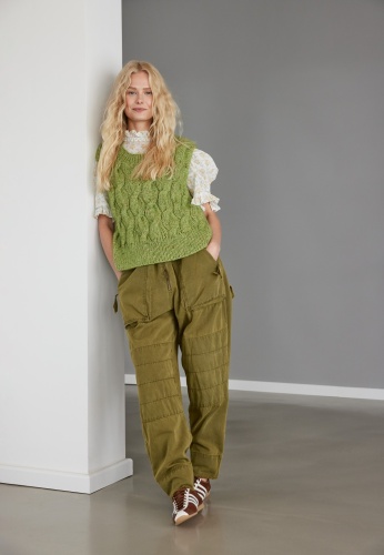 Artikelbild des Artikels “Zopfpullunder aus Natural Alpaca Pelo & Natural Superkid Tweed “