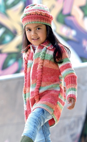 Artikelbild des Artikels “Lange Kinderjacke aus Linie 110 Timona Design Color “