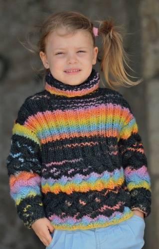 Artikelbild des Artikels “Kinderpulli mit Rollkragen aus Linie 359 Fano “