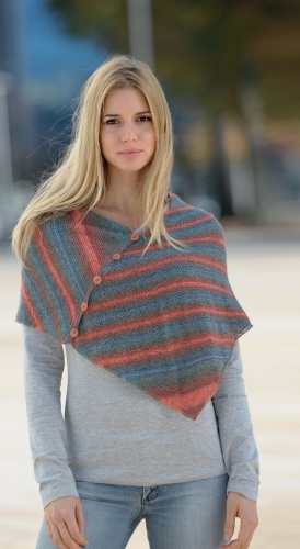 Artikelbild des Artikels “Poncho aus Linie 97 Starwool Lace Color “