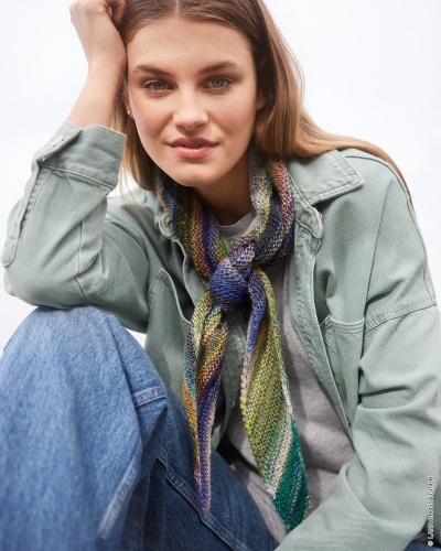 Artikelbild des Artikels “Halstuch aus Cashmere Colorissimo 2 “