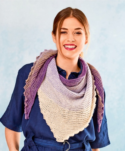 Artikelbild des Artikels “Tuch Step by Step aus Woolly Hugs Bobbel Cotton “