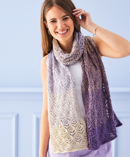 Artikelbild des Artikels “Stola Strick-Festival 1.0 aus Woolly Hugs Bobbel Cotton “