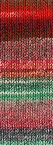 Artikelbild des Artikels “Lana Grossa Christmas Edition Big 202 - Graurot/Rot/Ecru/Schwarzrot/Weißrot/Orange/Dunkelgrün“