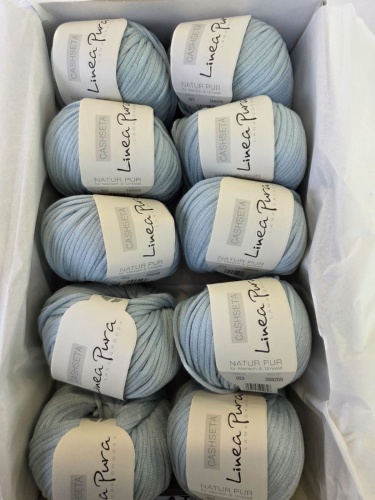 Artikelbild des Artikels “500g Lana Grossa Cashseta Farbe 23  Pastellblau “