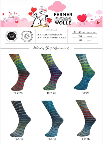 Artikelbild des Artikels “Ferner Mally Socks Valentin Edition 2026 “