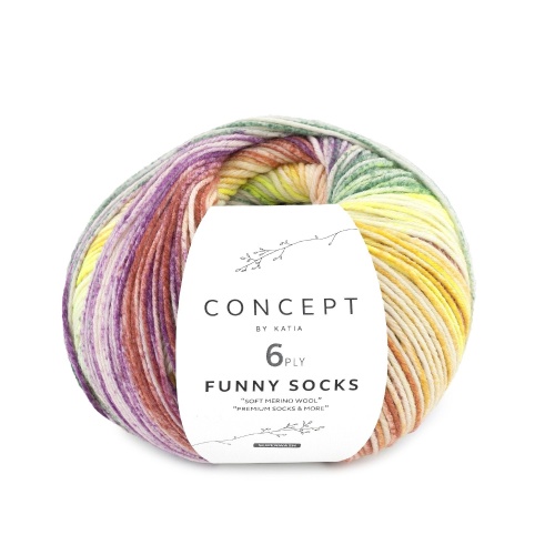 Artikelbild des Artikels “Katia Concept Funny Socks 6-fach “