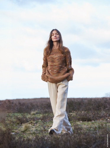 Artikelbild des Artikels “Pullover Mit Rundpasse aus Cool Merino Big (Color) “