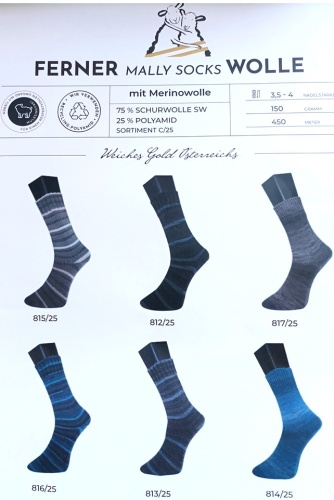 Artikelbild des Artikels “Ferner Mally Socks 6-fach Merino 2025 “