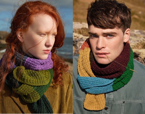 Artikelbild des Artikels “Schal Senan aus Donegal Woolen Spun/Donegal Tweed+ “