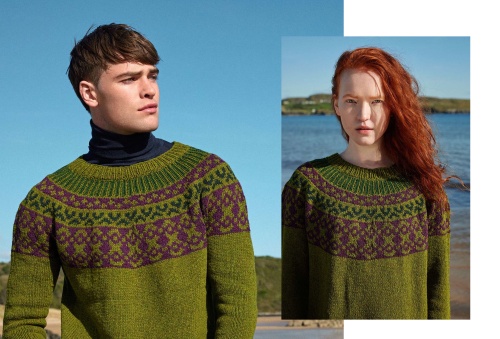 Artikelbild des Artikels “Pullover Top Down Ronan aus Donegal Woolen Spun “