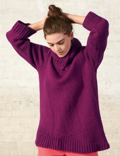 Artikelbild des Artikels “Pulli mit geteiltem Kragen aus Alta Moda Cashmere 16 “