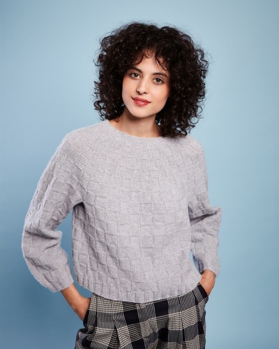 Artikelbild des Artikels “Pullover mit Karomuster aus Lamana Como “