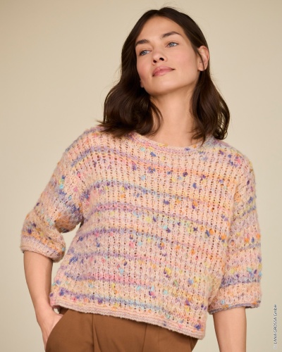 Artikelbild des Artikels “Kurzarm-Pullover aus Cassata “