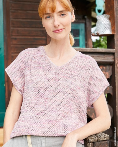 Artikelbild des Artikels “Shirt Mit Hebemaschenmuster aus Landlust-Sommerseide “