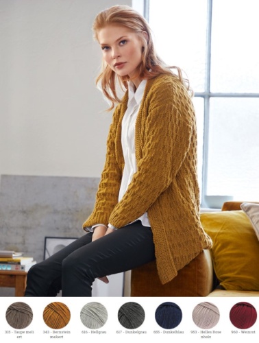 Artikelbild des Artikels “Cardigan aus Cool Wool Big (Melange) “