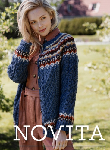 Artikelbild des Artikels “Strickjacke Karheikko aus Novita Nalle “