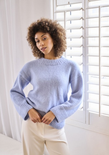 Artikelbild des Artikels “Pullover Ludham aus Rowan Softest Alpaca “