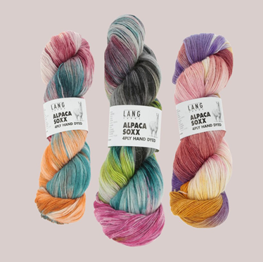 Artikelbild des Artikels “Lang Yarns Alpaca Soxx 4-ply Hand-dyed “