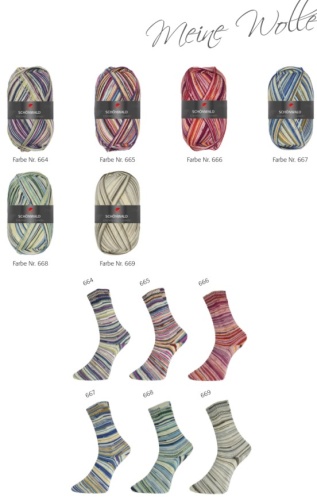 Artikelbild des Artikels “Sortiment - 6x Pro Lana Golden Socks 4-fach Schönwald “