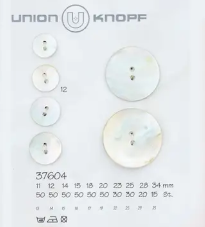 Artikelbild des Artikels “Union Knopf Perlmuttknopf 2-Loch “
