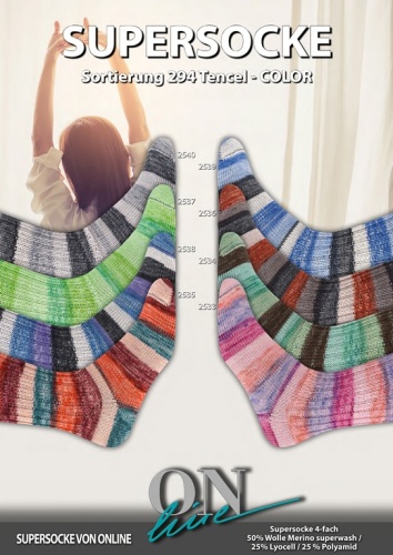 Artikelbild des Artikels “ONline Supersocke Sort. 294 Tencel-Color (Lyocell) “