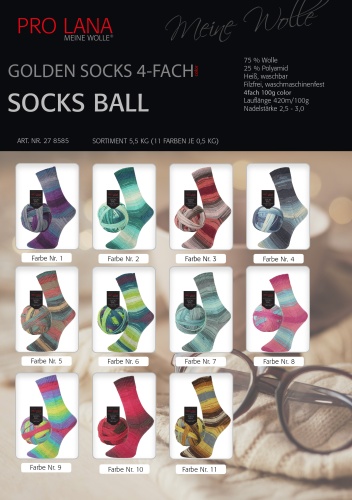 Artikelbild des Artikels “Pro Lana Golden Socks 4-fach Socks Ball “