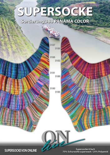 Artikelbild des Artikels “ONline Supersocke Sort. 388 Panama Color “